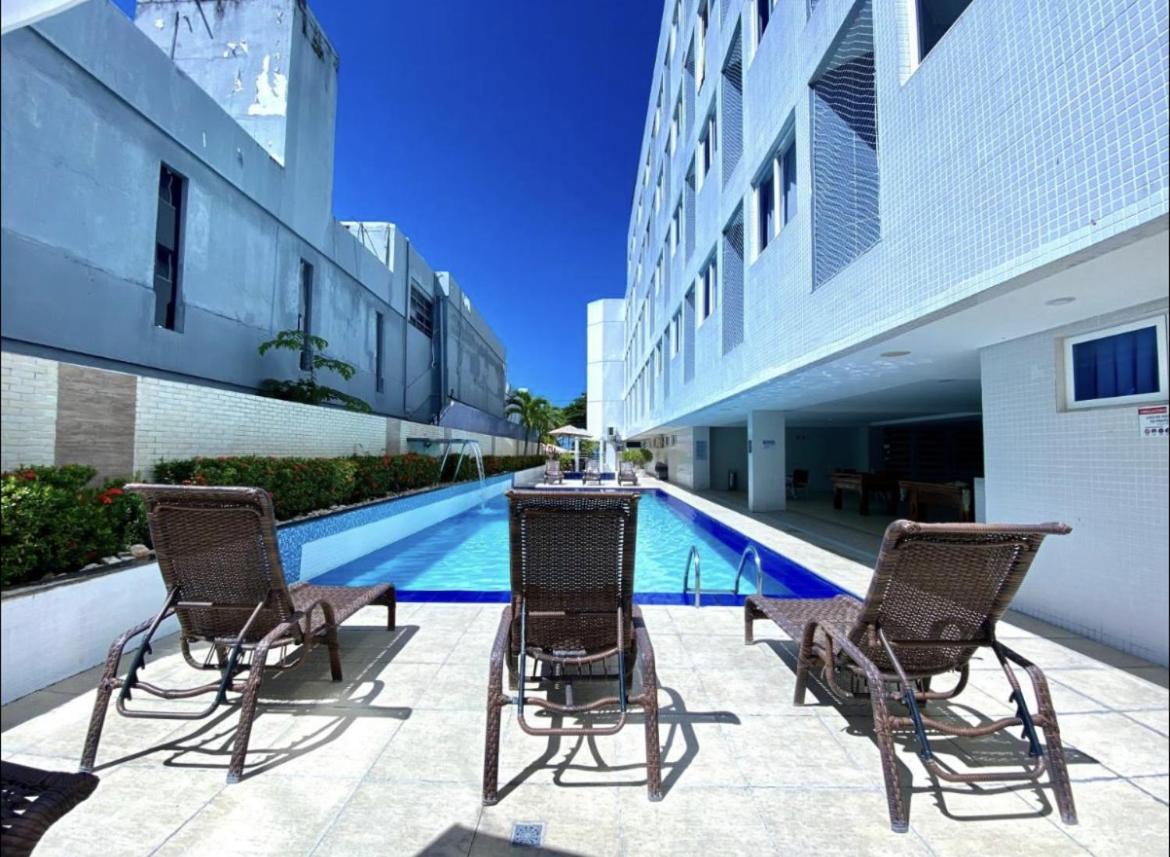 Hôtel Flat Beira Mar Tambau à João Pessoa Extérieur photo